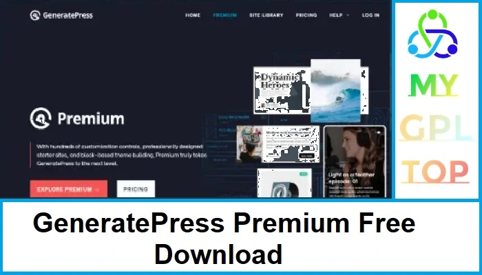 GeneratePress Premium Free Download mygpltop