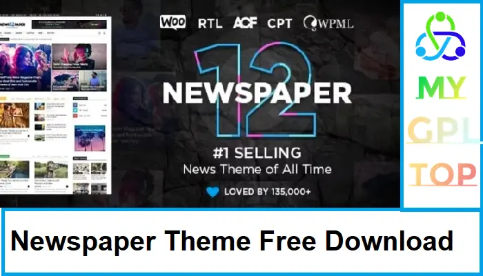 Newspaper Theme Free Download mygpltop