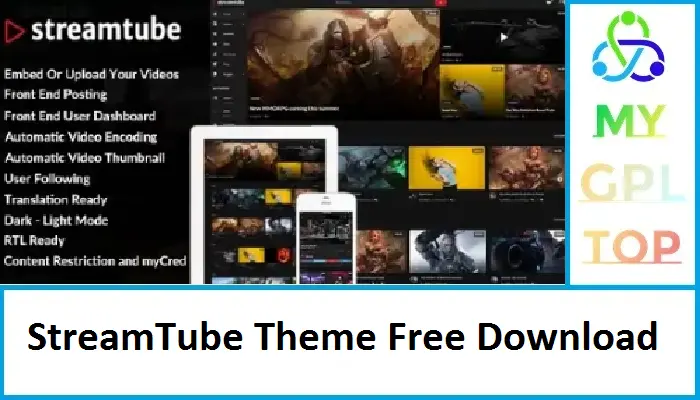 StreamTube Theme Free Download