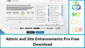 Admin and Site Enhancements Pro Free Download