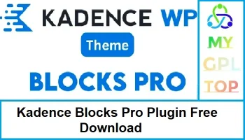 Kadence Blocks Pro Plugin Free Download mygpltop com